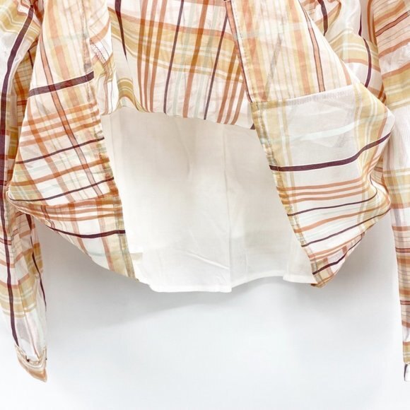 Anthropologie Current Air Polly Ruffled-Peasant L - Picture 7 of 13